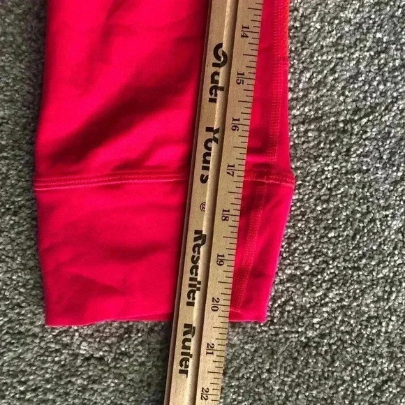 Athleta Neon Leggings Cropped Pink Capri Athletic - Picture 8 of 8